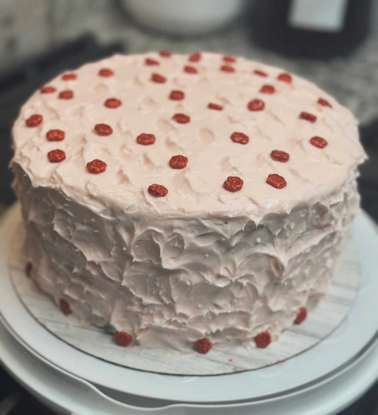 Ruby-Red Velvet cake