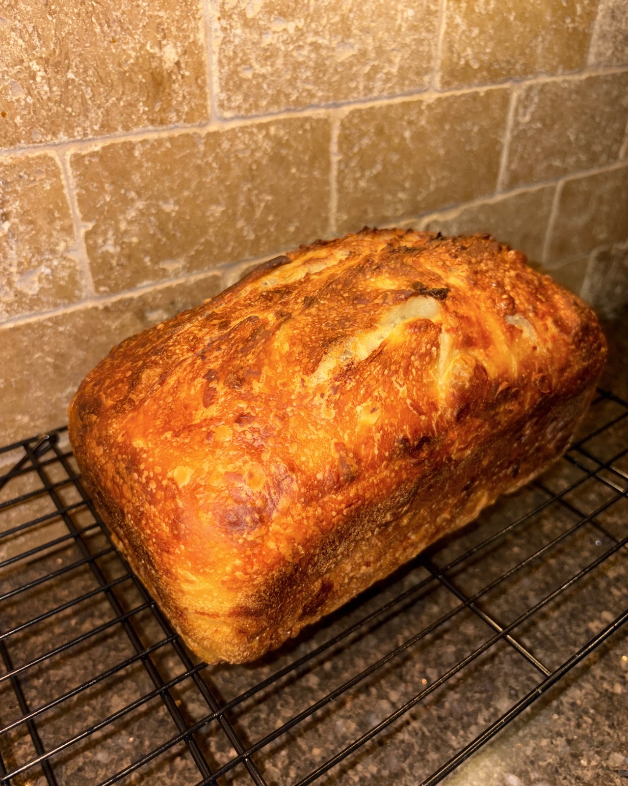 Italian Herb & Cheese Sourdough Loaf