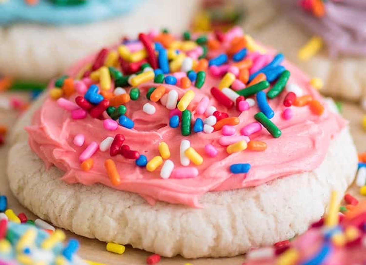 Frosted sugar cookies