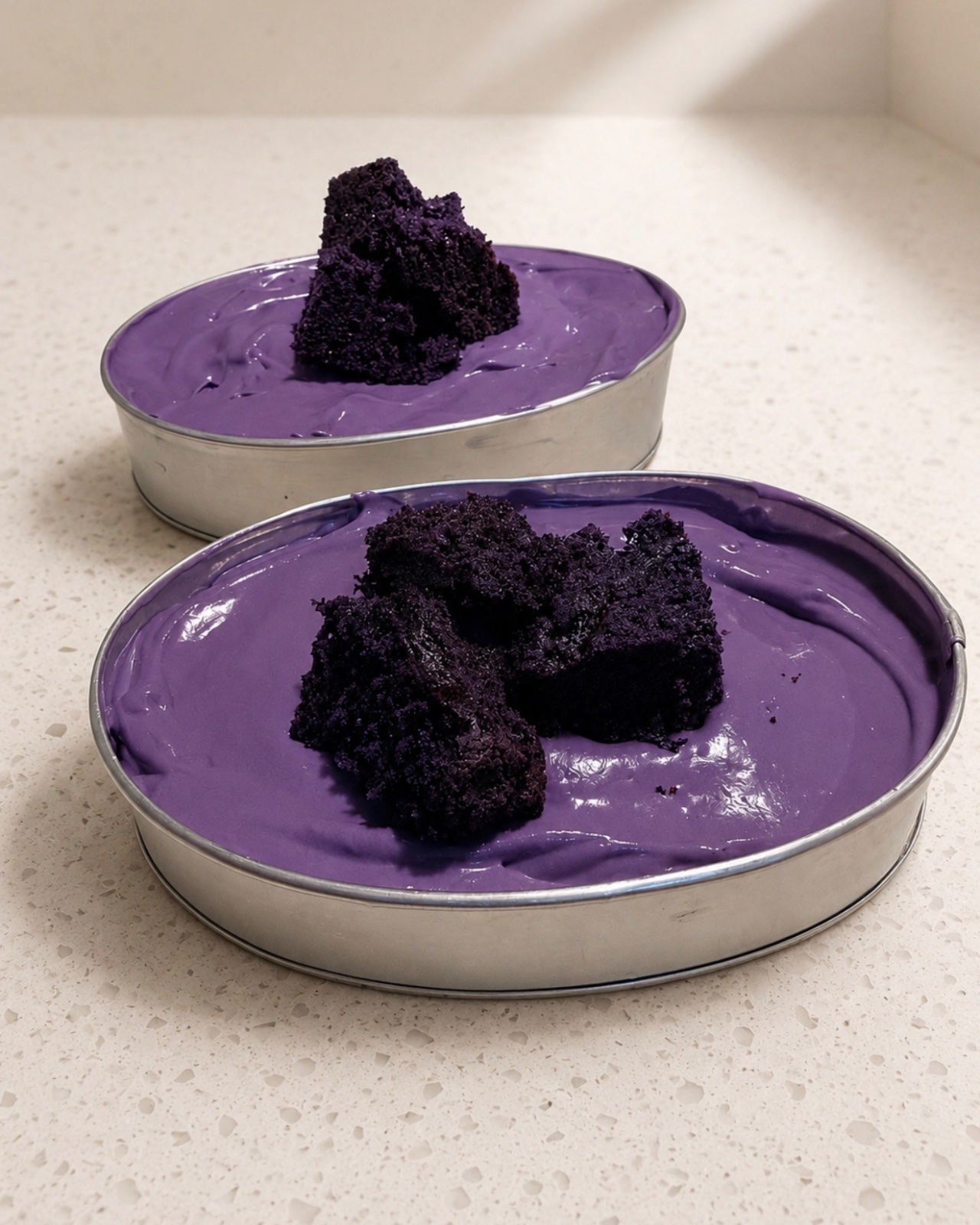Ube Pudding w/ Ube Cake