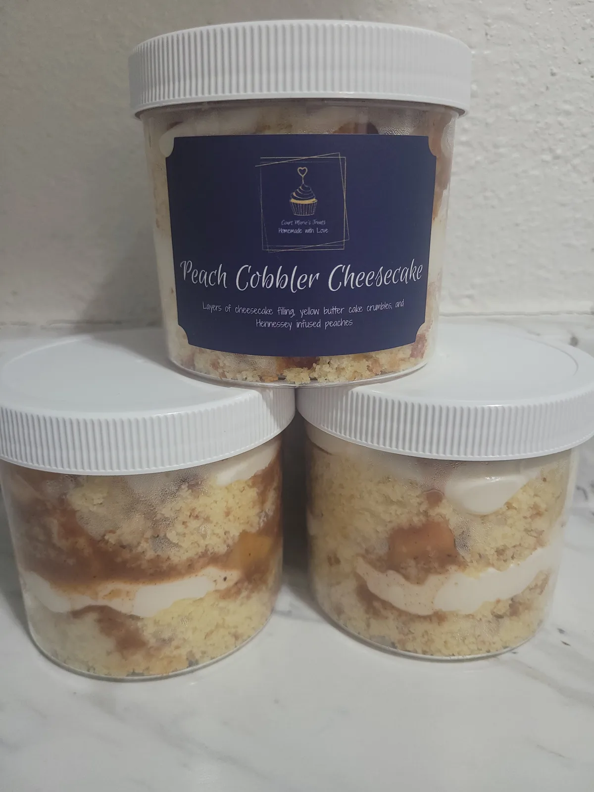 Peach Cobbler Cheesecake