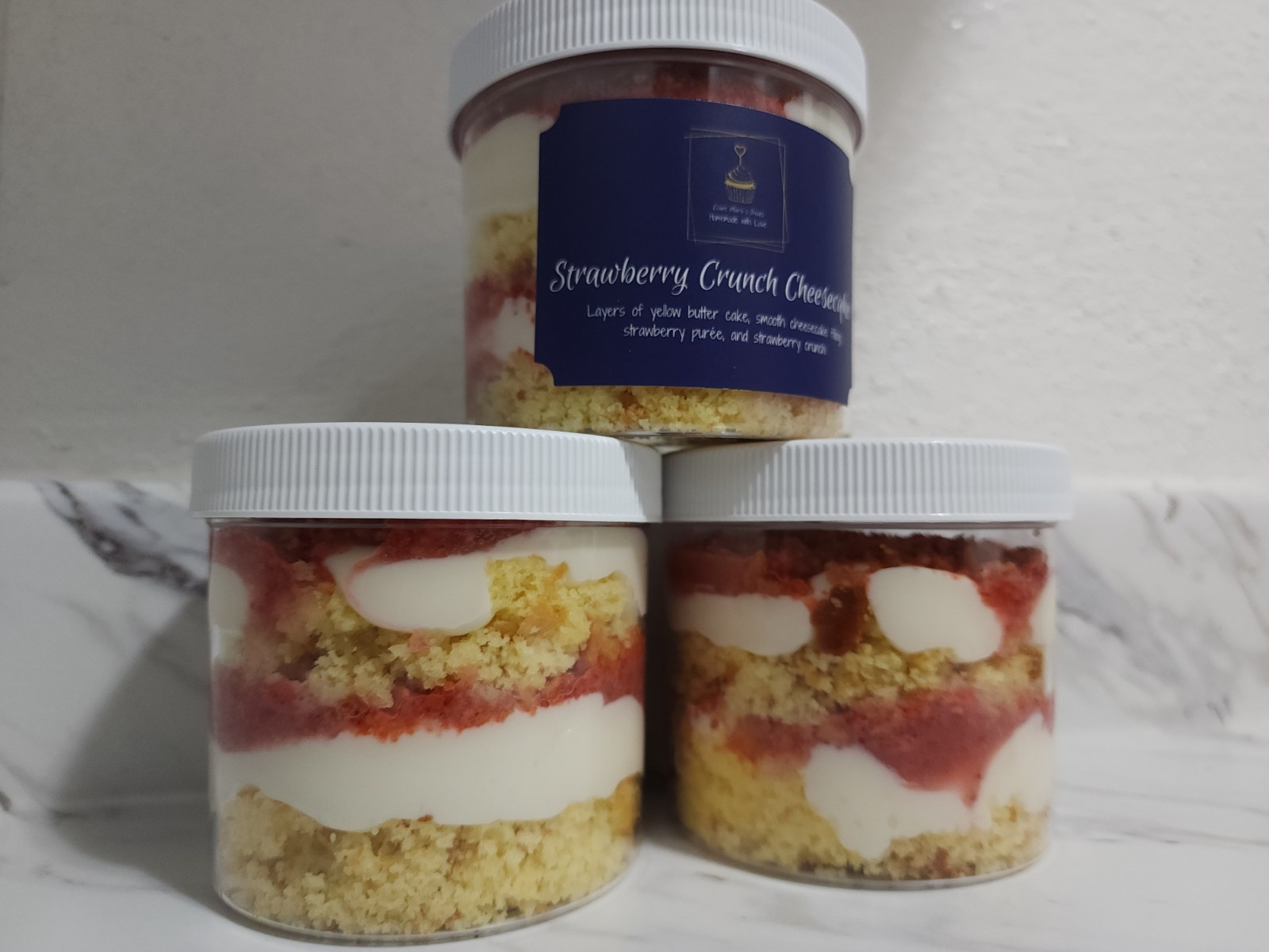Strawberry Crunch Cheesecake