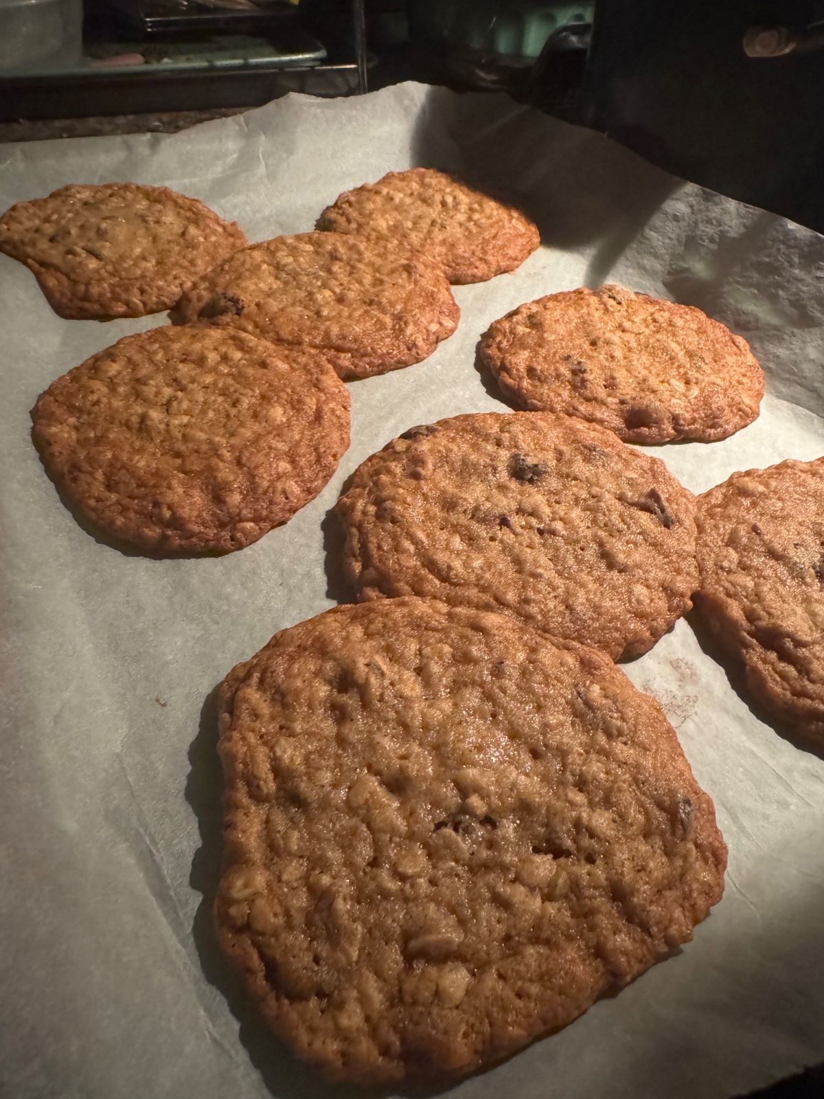 Cranberry raisin oatmeal cookies