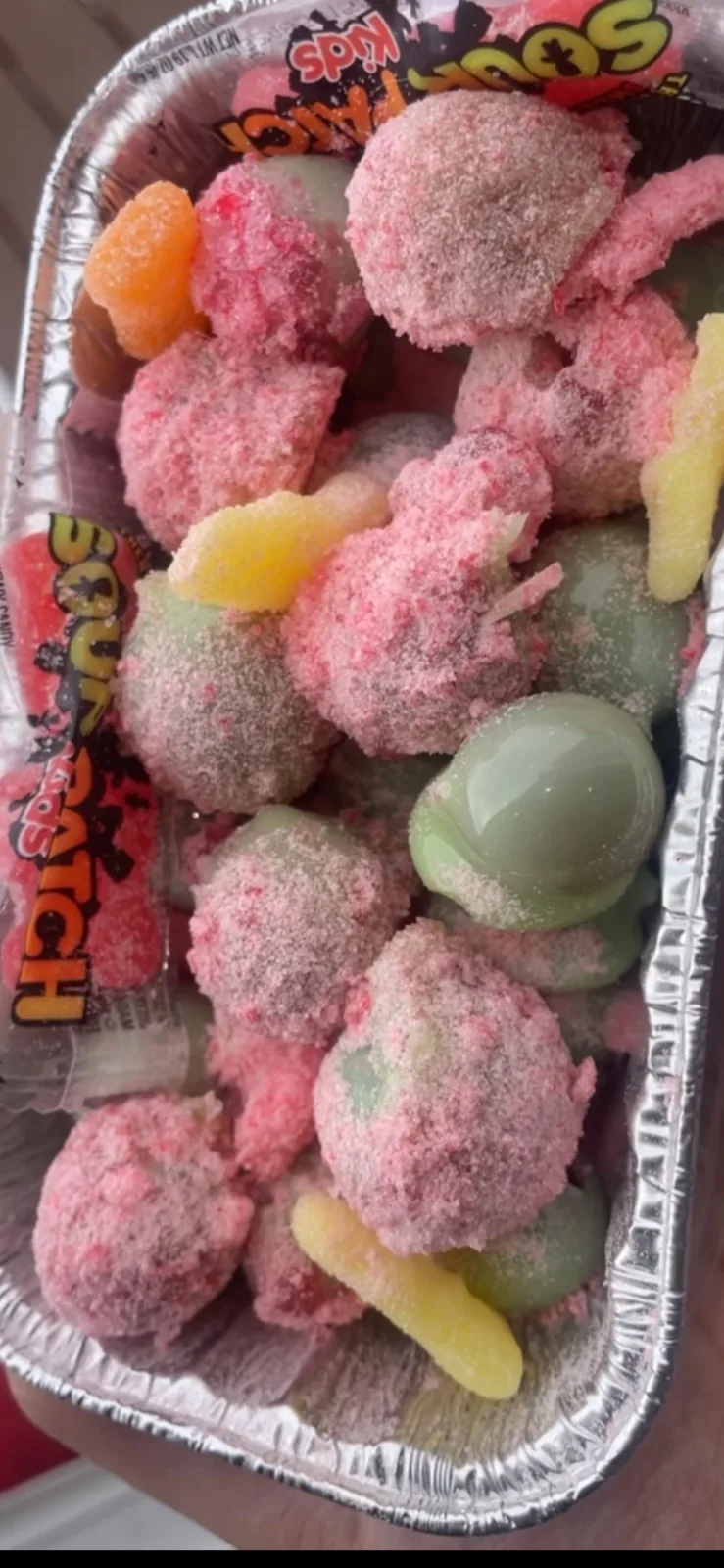 Watermelon candy grapes ( serves 1 - 2)
