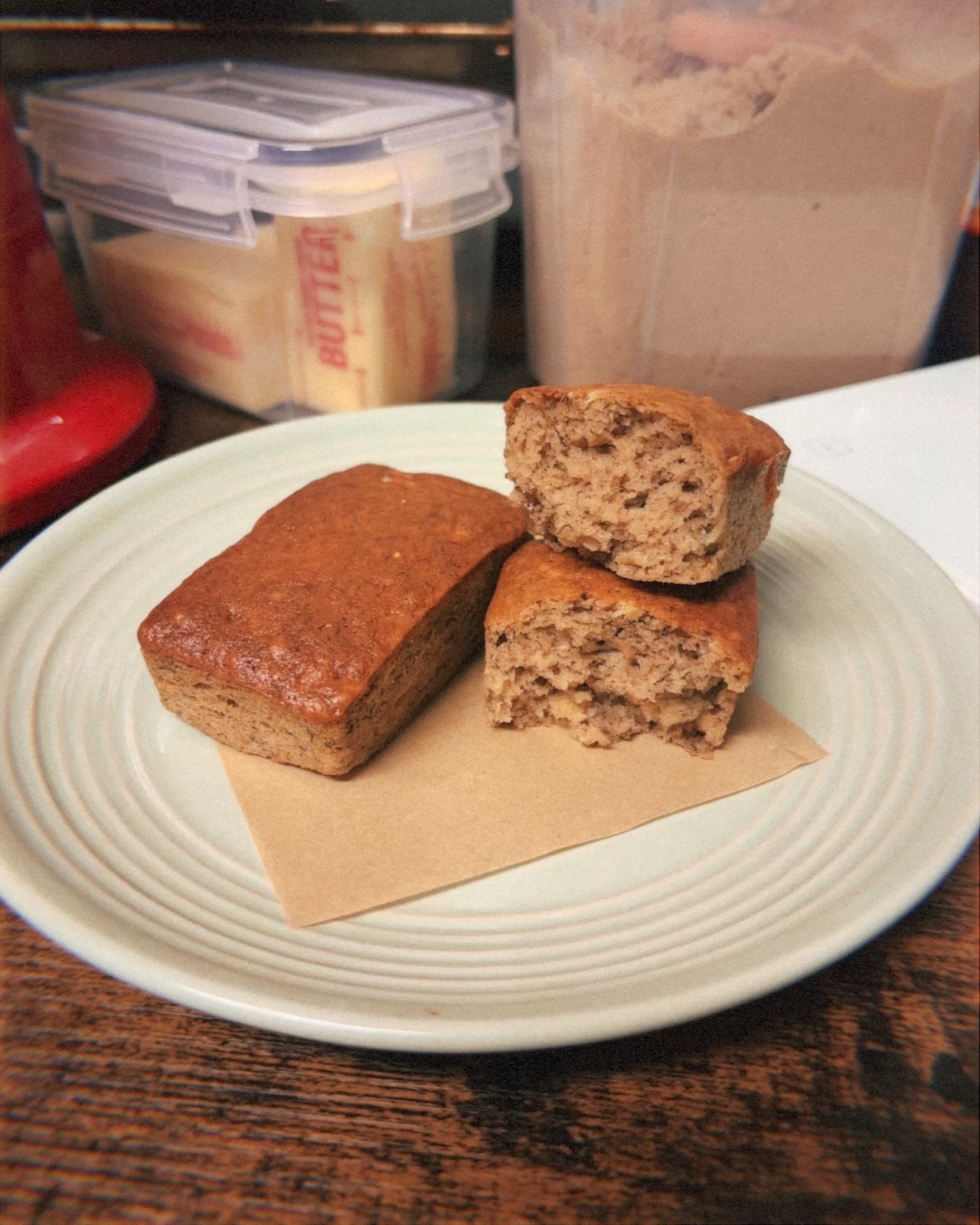 Mini Cinnamon Banana Bread Loaf