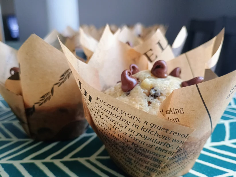 Sourdough Muffins - Chocolate Chips