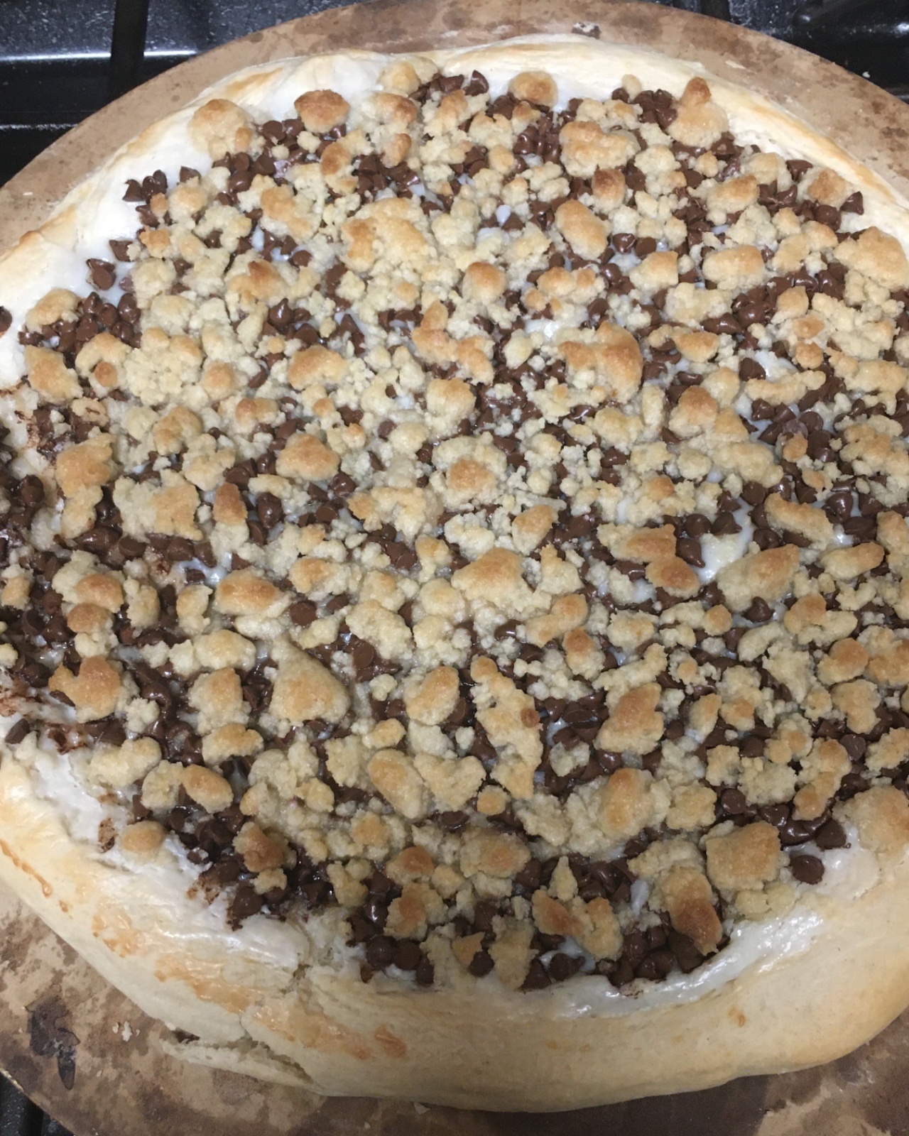 Dessert pizza