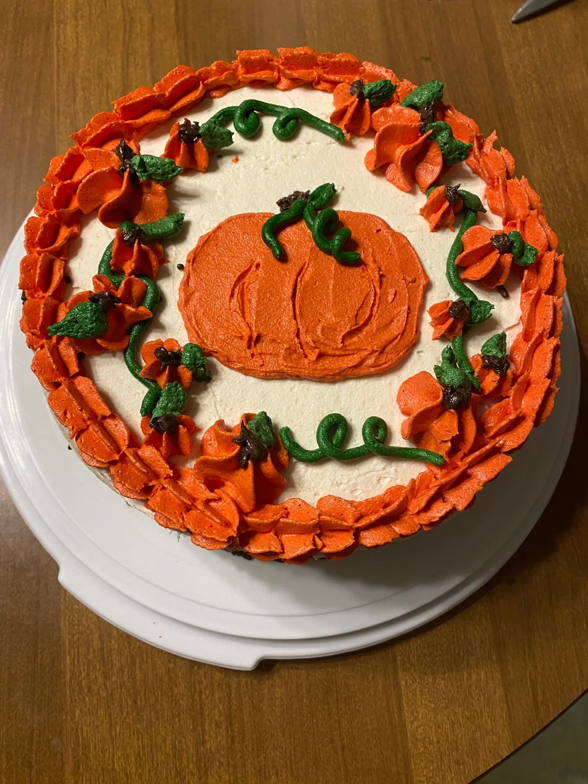 Brown butter pumpkin fall cake
